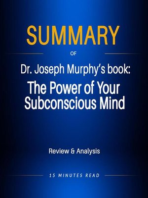 cover image of Summary of Dr. Joseph Murphy's book